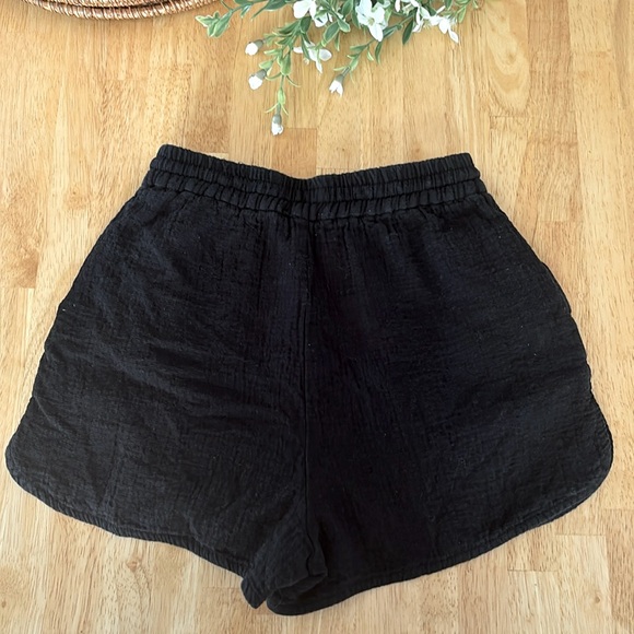 Wilfred Free Black Cotton Sail Shorts XXS - Picture 6 of 8
